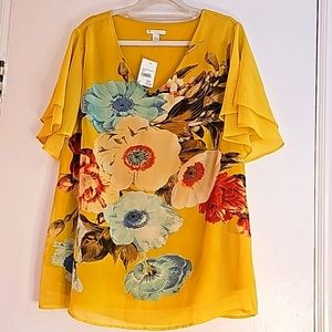 Est 1946 women floral spring  top